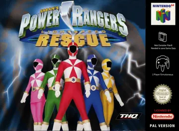 Power Rangers - Lightspeed Rescue (Europe) box cover front